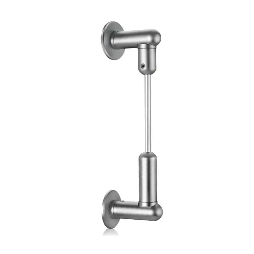 Wall to Wall 1/4'' Diameter Rod Kit - 3' - Aluminum
