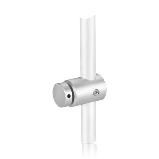 Standoff Panel Support - Up to 1/4" - Single Sided - Standoff -  Clear Anodized - For 3/8" Diameter Rod