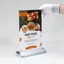 Luxury 8-1/4" x 11-3/4" Table Top Roll-Up Banner