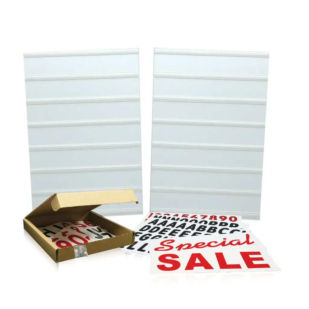 Plasticade 24" Wide x 36" Tall Message Board w/ 4"Hight Letters