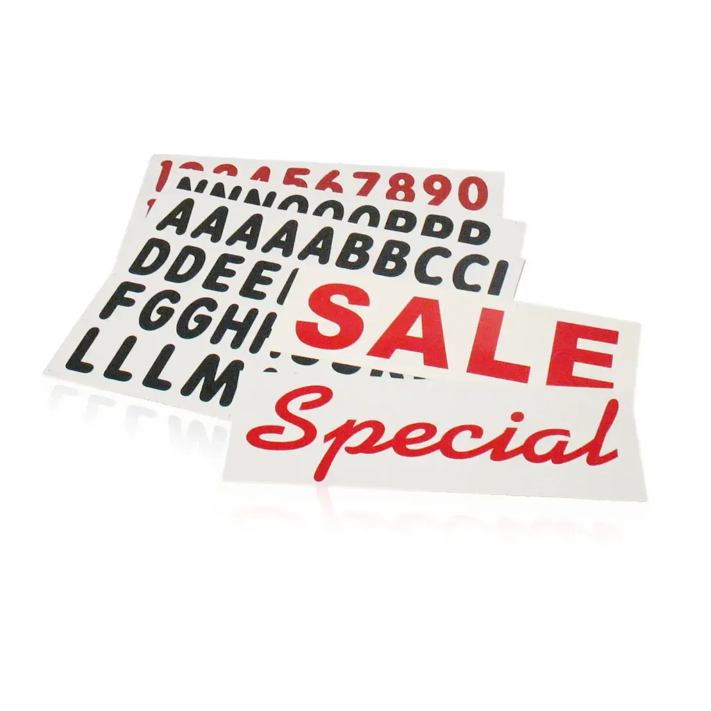 Replacement Letter Sets for 24"W x 36"H White Message Board
