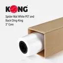 50" x 60' Roll - Spider Mat White PET and Back Cling-King