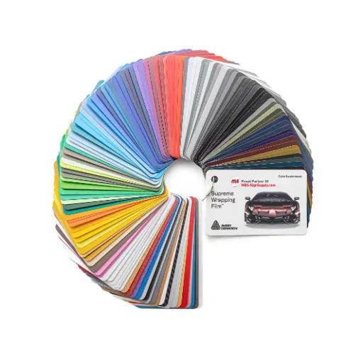 [AVERY-CC-SWATCH] Avery Dennison SW900 Swatch Book Filled with all their colors