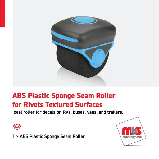 [VR-0201] ABS Plastic Sponge Seam Roller for Rivets Textured Surfaces
