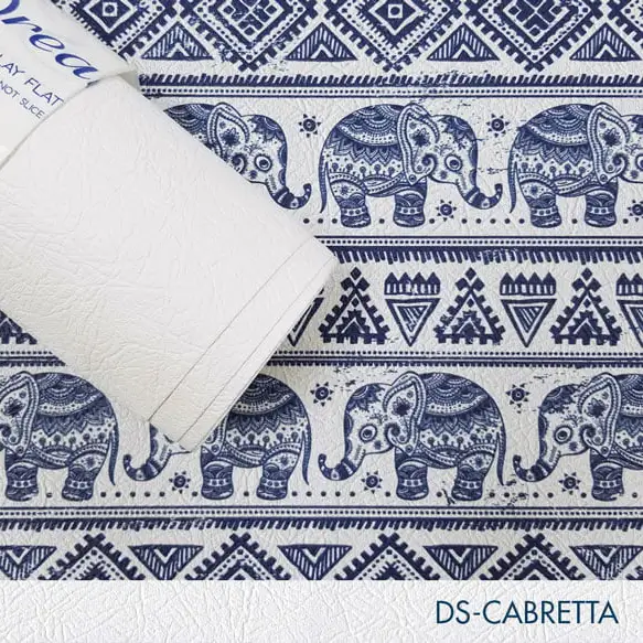 54" x 50 Yards Roll - DreamScape Premium Polymeric Printable White Vinyl WallWrap - Cabretta Texture - 17.0 Mil - Clear Back Permanently Repositionable Adhesive