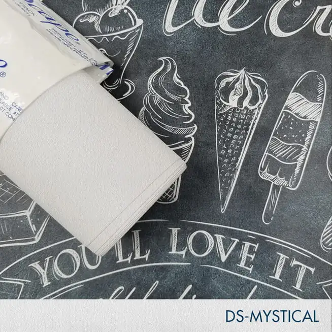 60" x 100 Yards Roll - DreamScape Premium Polymeric Printable White Vinyl WallWrap - Mystical Texture - 27.0 Mil - Clear Back Permanently Repositionable Adhesive
