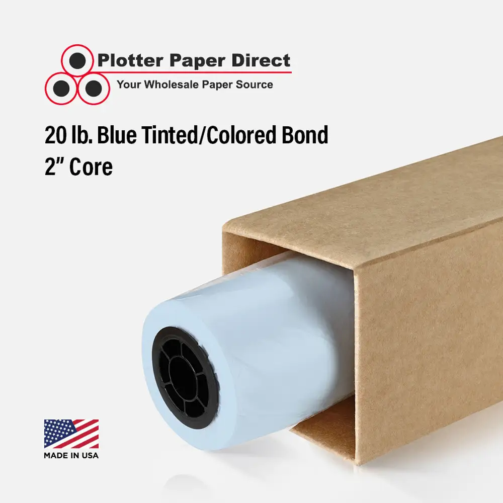 20 Lb Blue Tinted Engineering Bond - 3" Core