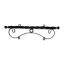 Horizontal Ceiling Mounted Bi Spiral Steel Bracket