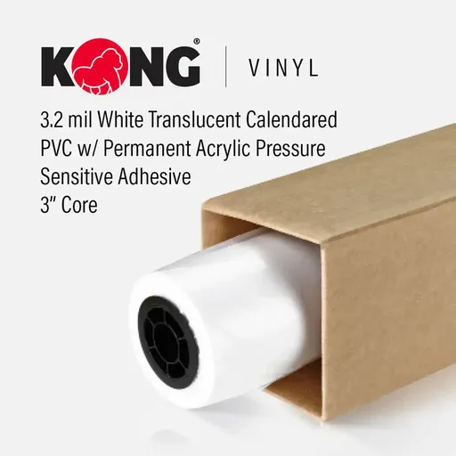 Kong 3.2 Mil 5 year Translucent Vinyl w/ 88# Liner