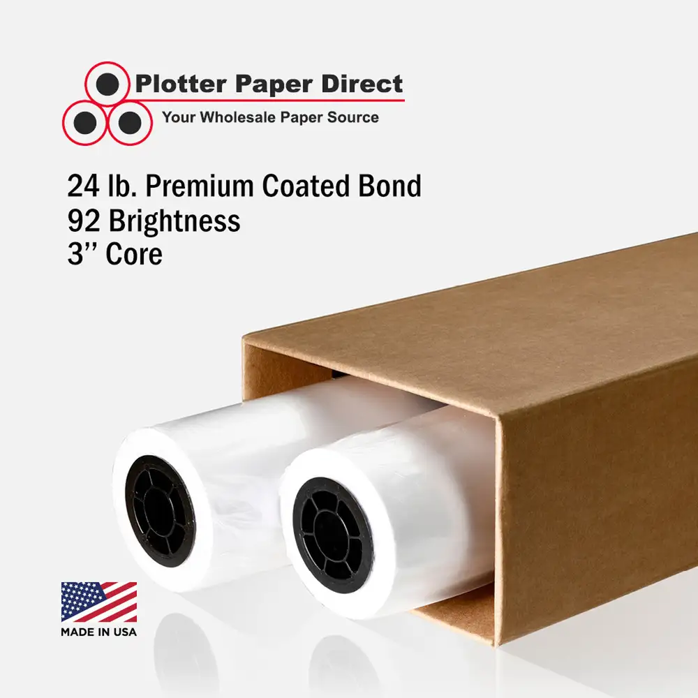 24 lb Coated Engineering Bond (3'' Core)