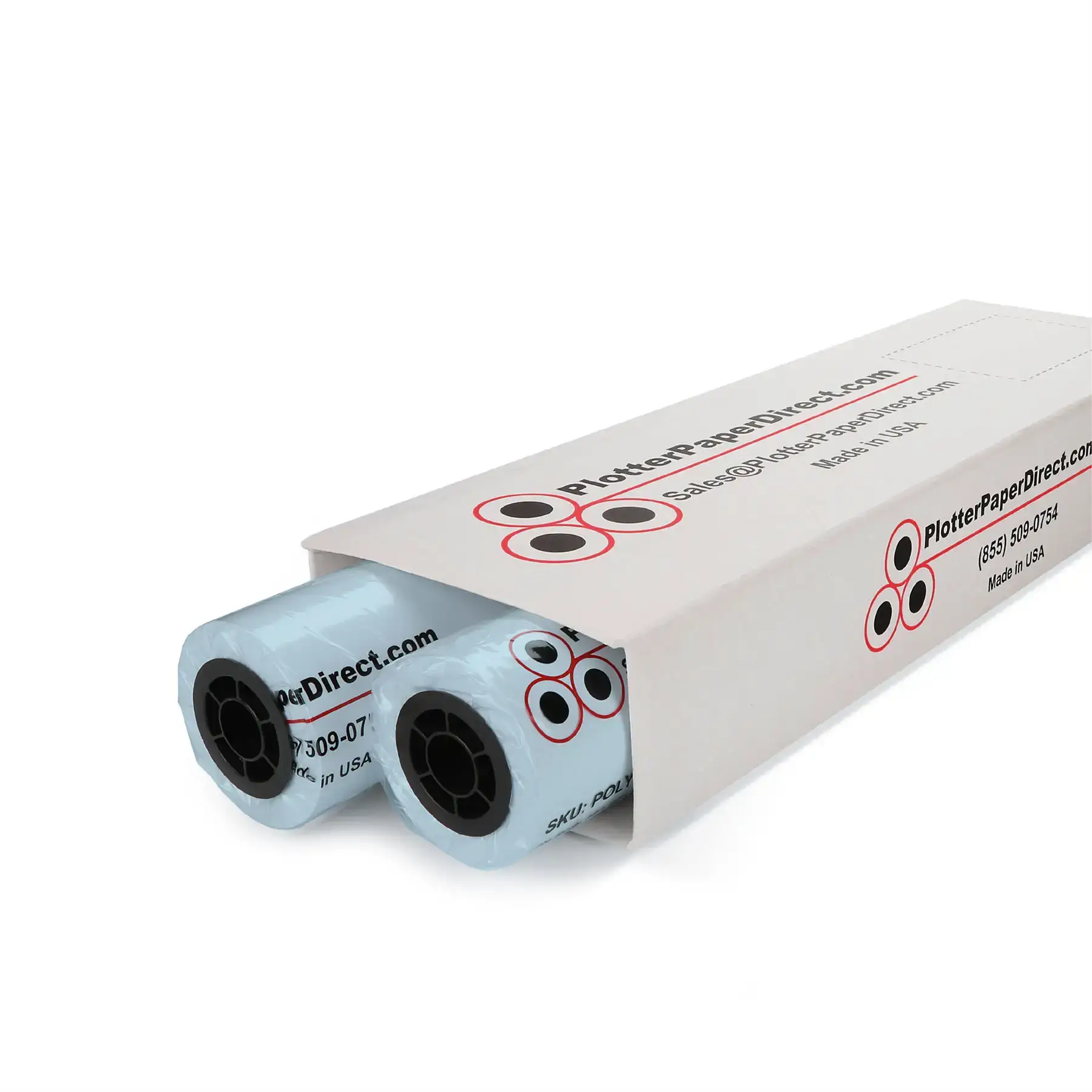 20 Lb Yellow Tinted Plotter Paper - 2" Core