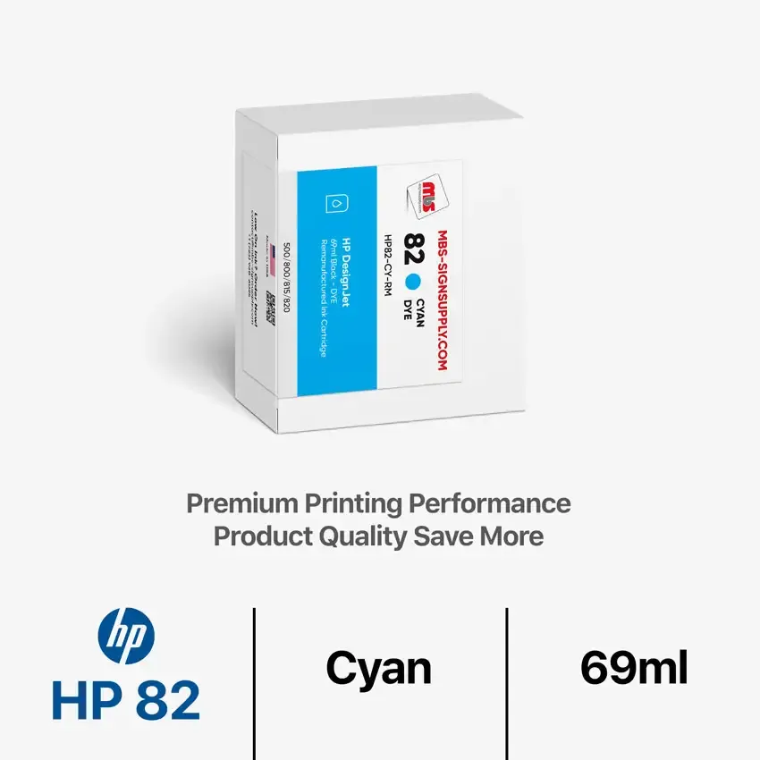 HP 82 Remanufactured Ink