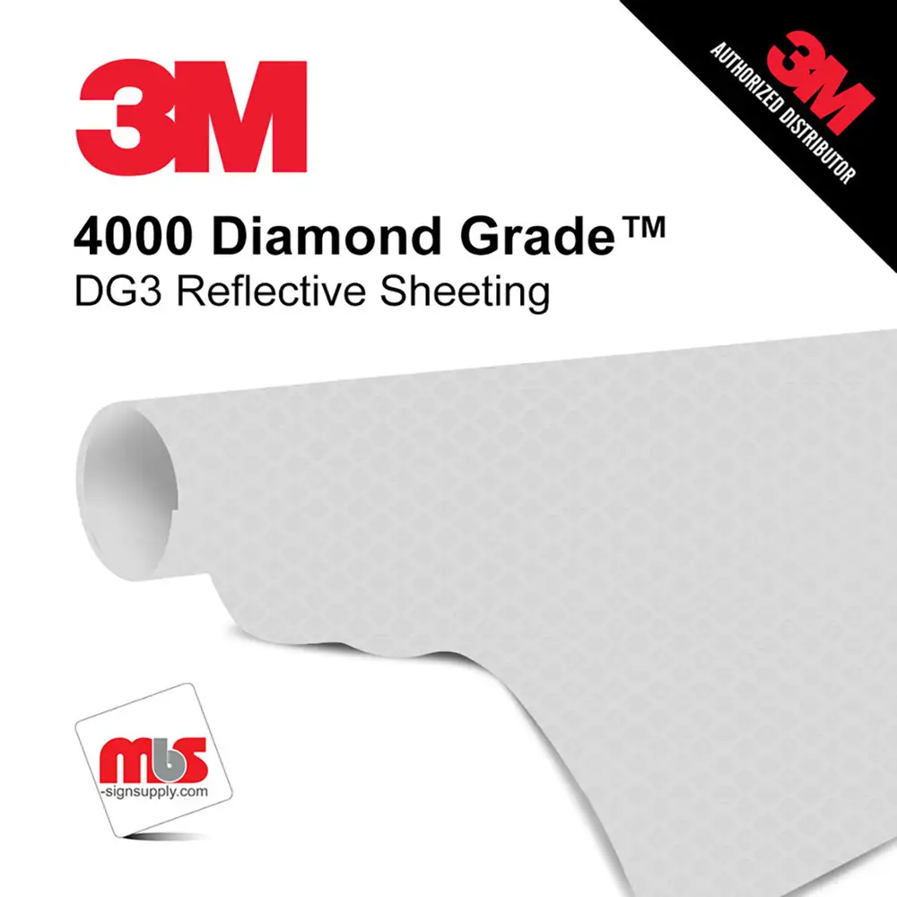 3M 4000 Diamond Grade Reflective Sheeting