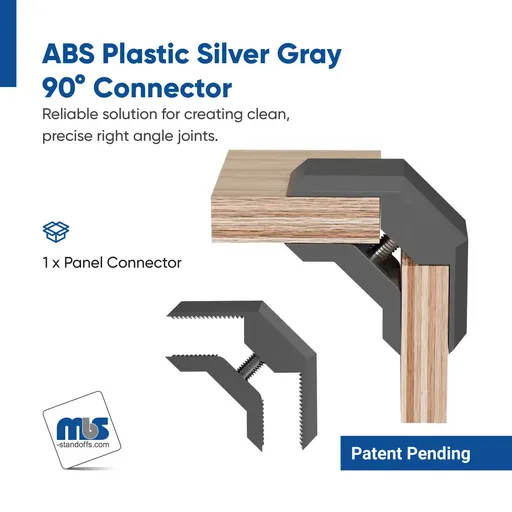 90 Degree Panel Connector for 5/8" and 3/4" Panels
