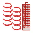 Vinyl Roll Retaining Clips for 4" to 6" Rolls With Dry Erase Media Card
