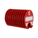 Kit Of 10 2" Rewritable Mbs-SignSupply Media Lids with Magnetic Wall Organizer