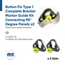 Type 1 Fix, for Parallel Panels + Button Kits (Marker Tools sold separately)