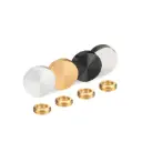 11/16" Diameter Flat Head Screw Covers - Set of 4