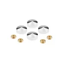 13/16" (3/4") Diameter Conical Screw Covers - Set of 4