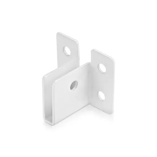 Sooper 'U' Brackets - White Powder Coated Steel Zinc