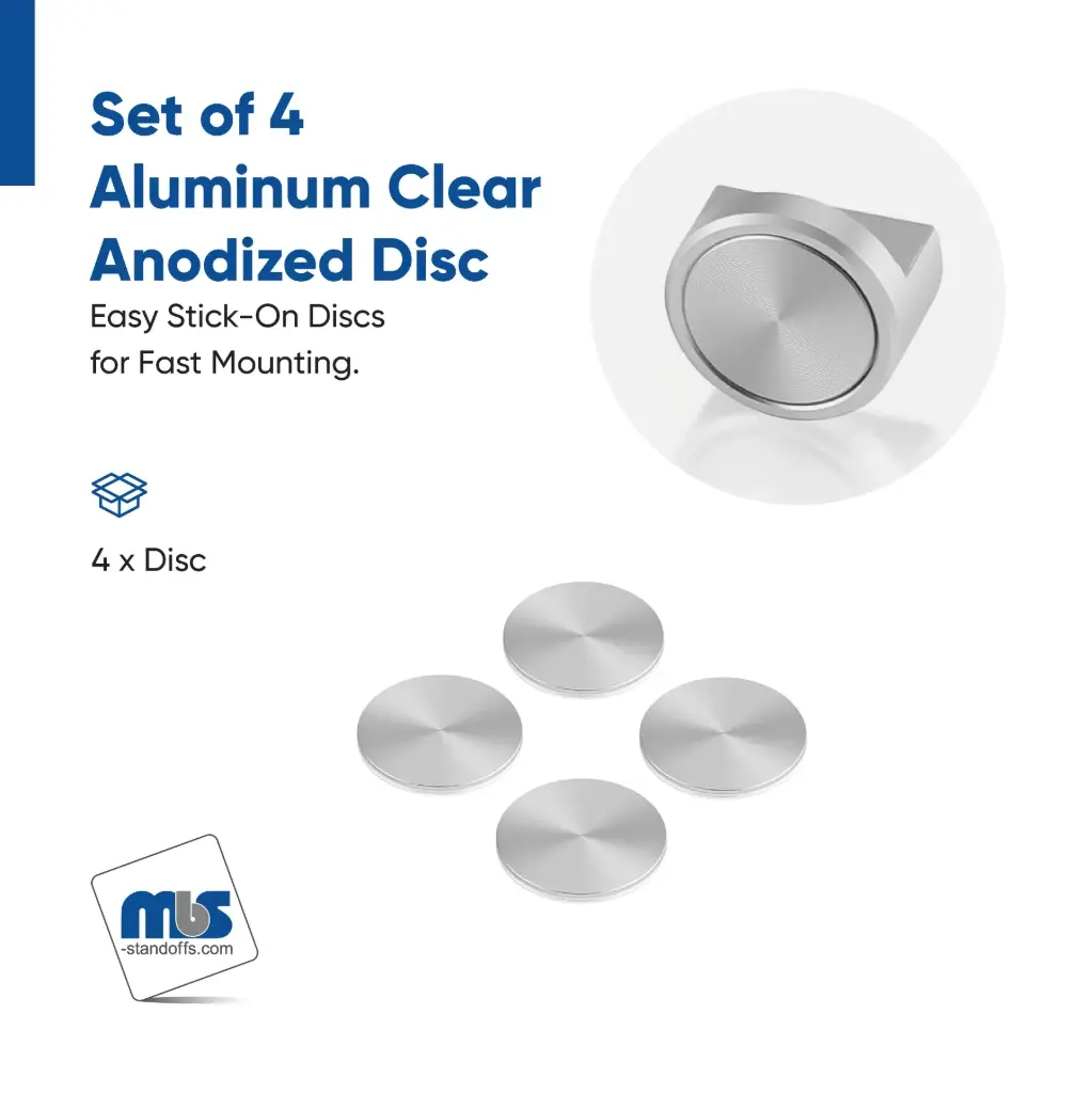 Set of 4 Replacement Discs for 5/8" Diameter Panel Clips