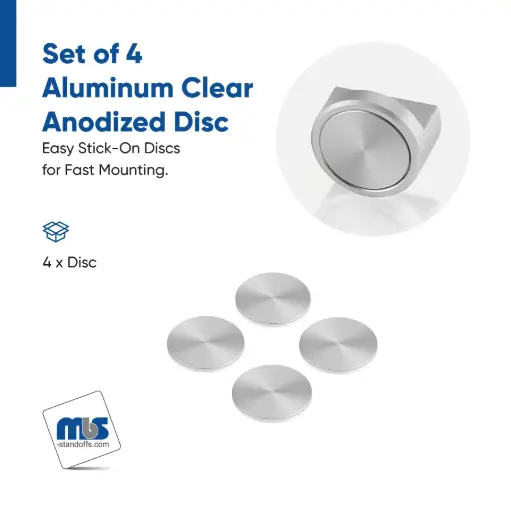 Set of 4 Replacement Discs for 5/8" Diameter Panel Clips