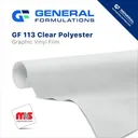 General Formulations 113 Clear Glass Mounting Film