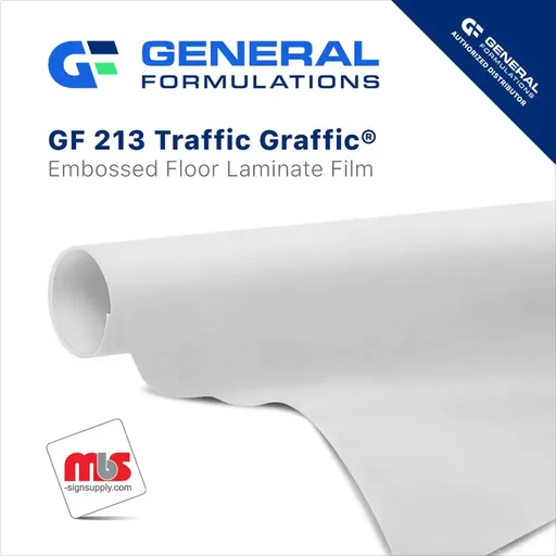 [GF213-5450] General Formulations 213 Traffic Graphic Overlaminate