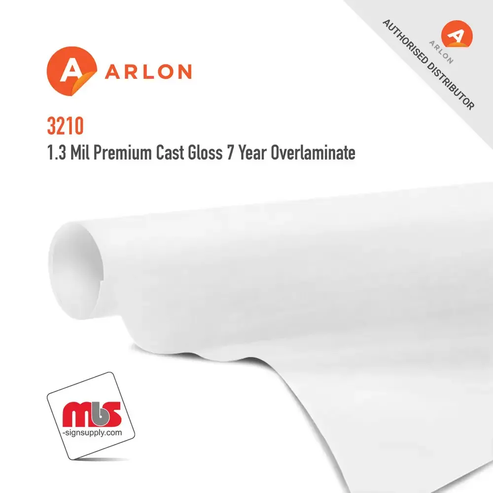 Arlon 3210 Premium Cast Gloss 7 Year Overlaminate