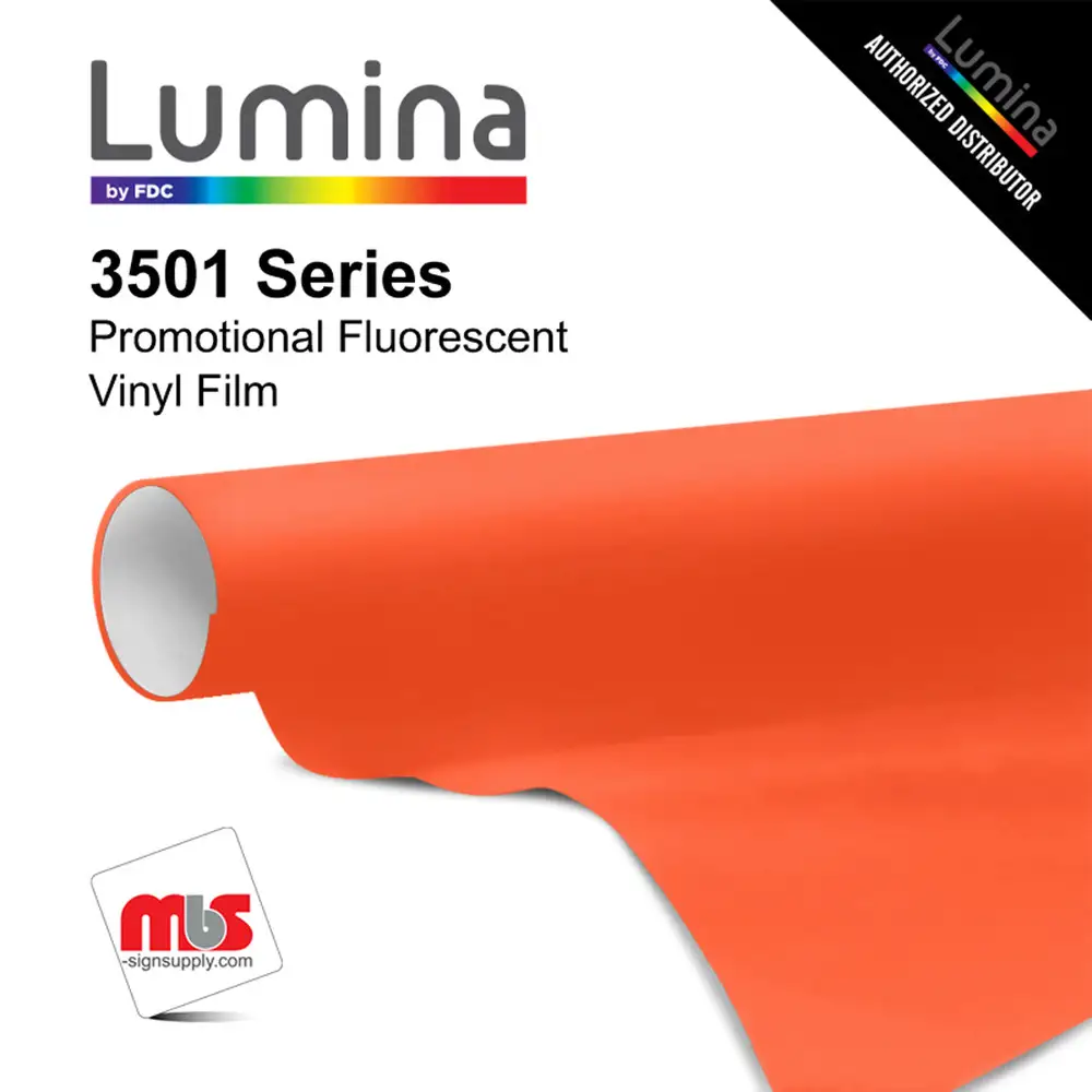 Lumina 3501 Promotional Fluorescent Cut Vinyl