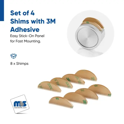 Set of 4 Replacement Shims for Panel Clips