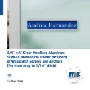 3/4" Wall & Door Name Plates
