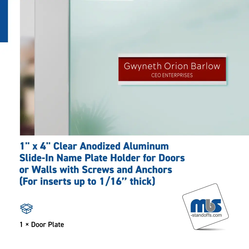 1" Wall & Door Name Plates