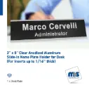 2" Desktop Slide-In Name Plates