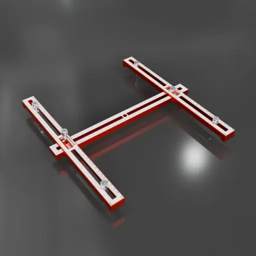[DPR12] DPR12 Drilling Positioning Ruler - Adjustable Hole Alignment Tool