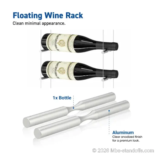 Merlot 1-Bottle Peg Supports