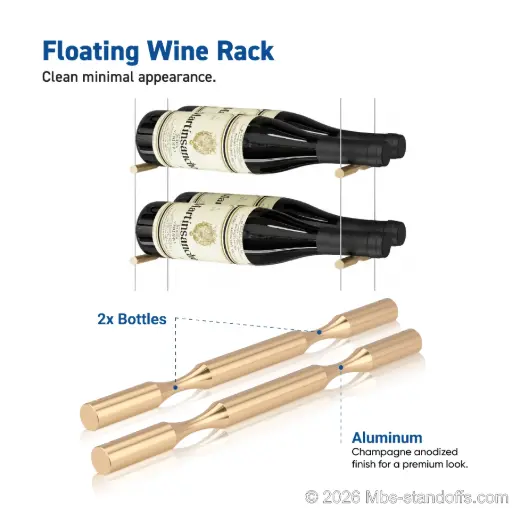 Merlot 2-Bottle Peg Supports