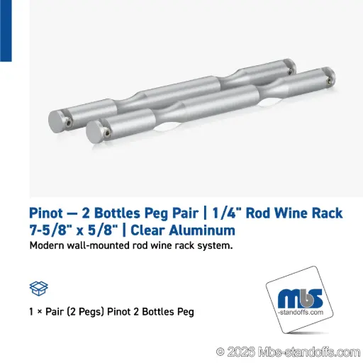 Pinot - 2 Bottle Peg Supports
