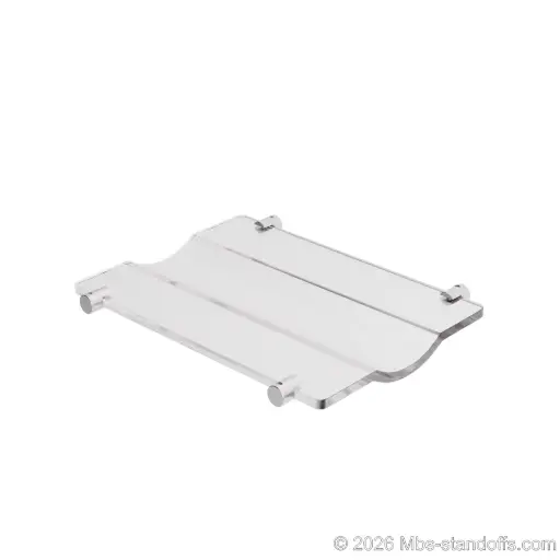 Wavy Cradles with Supports for 1/16" Diameter Cable