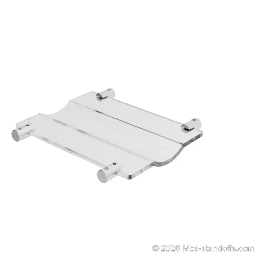 Wavy Cradles with Supports for 1/4" Rod