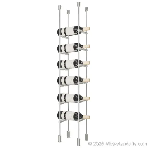 Barolo Collection Pegs – 1, 2 & 3 Bottle, 3/8" Rod, 3 to 18 Rows