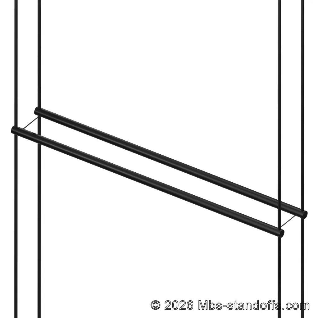 Roussanne Rod 1/4" Diameter to Horizontal Pegs