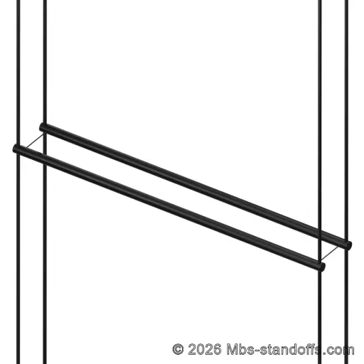 Roussanne Rod 1/4" Diameter to Horizontal Pegs