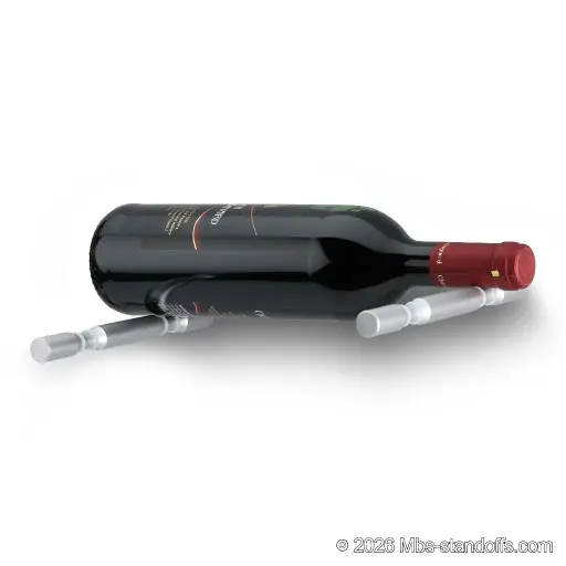 Grenache - 2 Bottle Label Forward Wall Peg Supports
