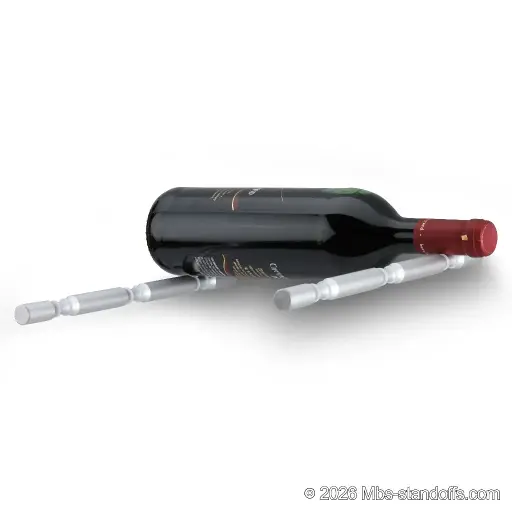 Grenache - 3 Bottle Label Forward Wall Peg Supports
