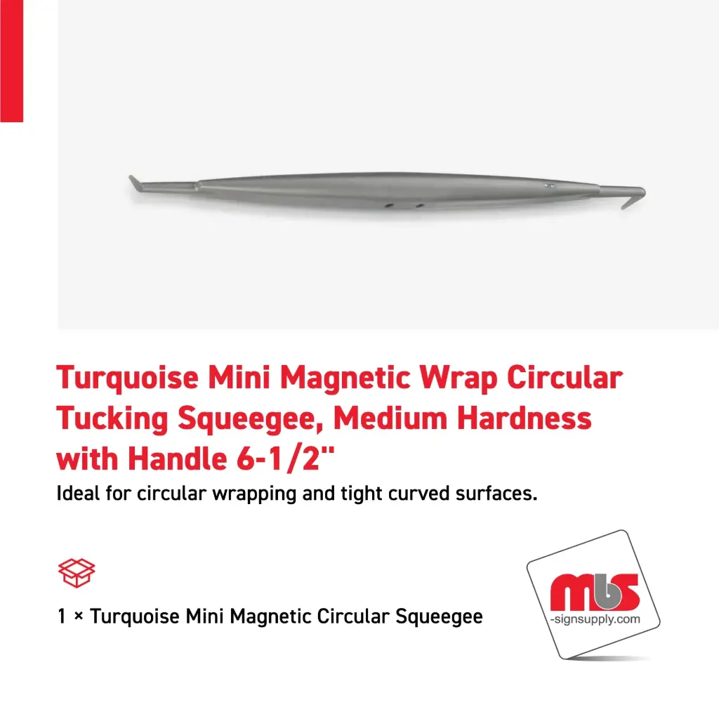 1" Grey Mini Magnetic Wrap Puller, Hard Hardness with 6-1/2" Handle