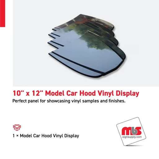 [AC-0101] 10" x 12" Model Car Hood Vinyl Display