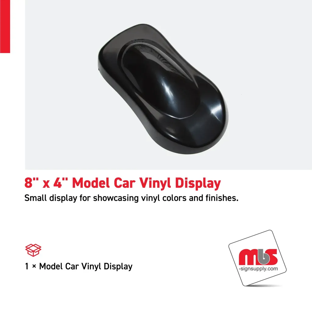 8" x 4" Model Car Vinyl Display