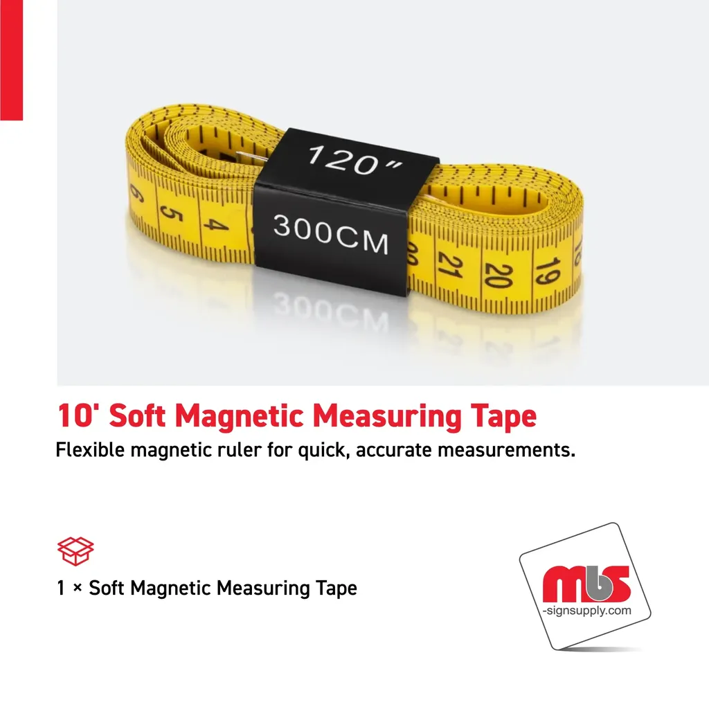 10' Soft Magnetic Measuring Tape