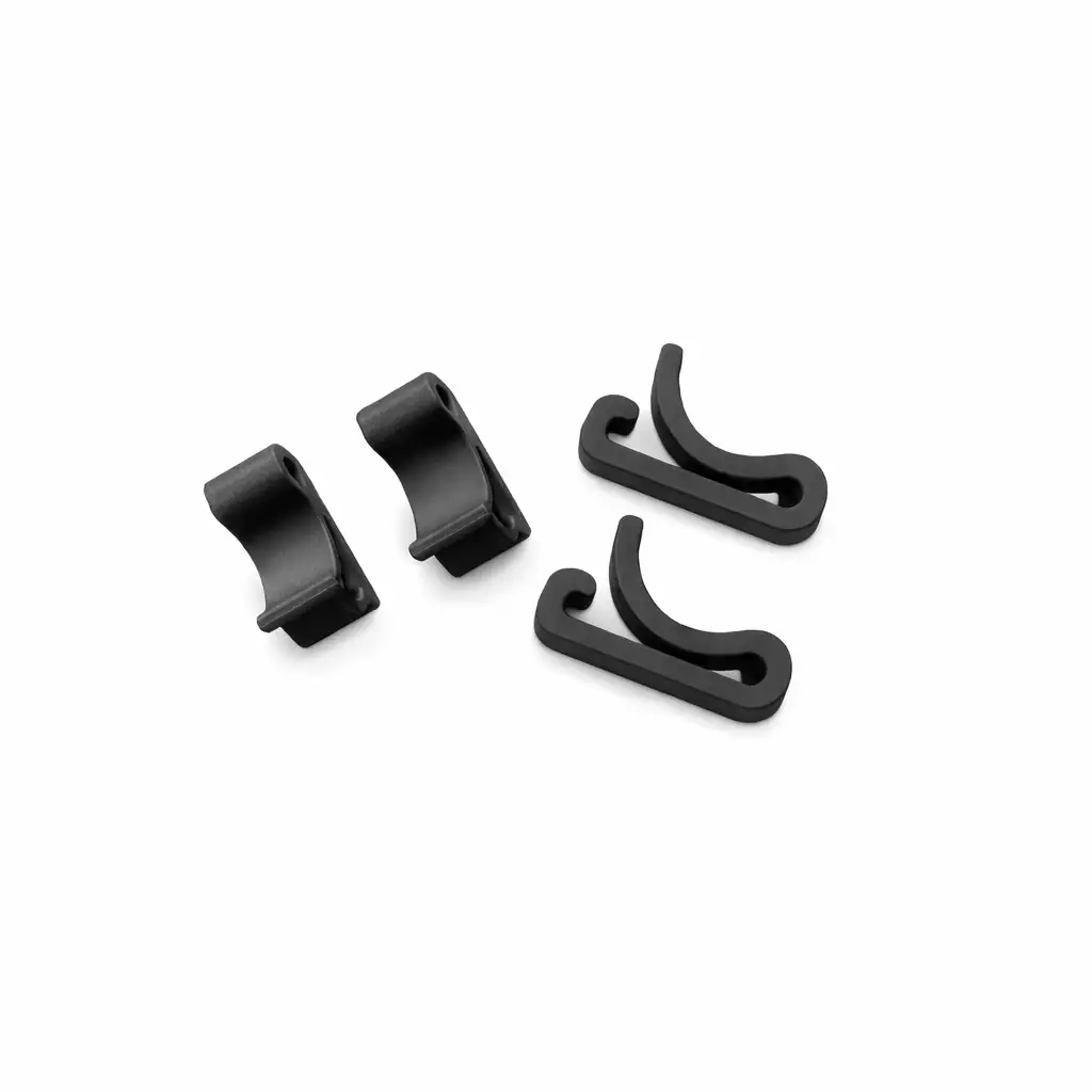3/4" x 3/4" x 1/8" Black Plastic Frame Clips (accepts up to 1/8" thickness)